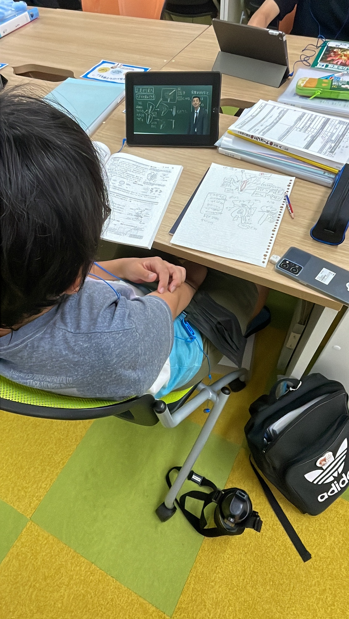 蓮根校教室の様子